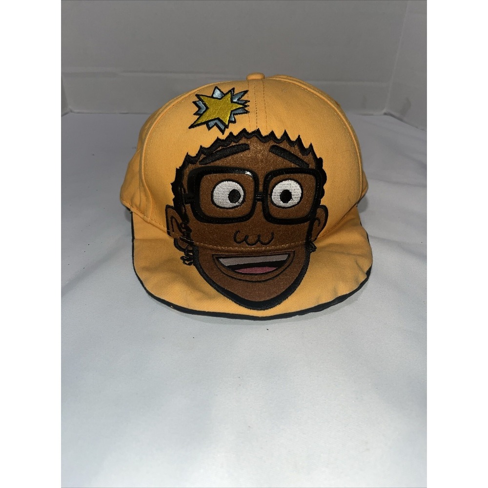 Retro‎ DJ LANCE ROCK  snapback trucker cap  Lance Robertson Embroidered Yellow
